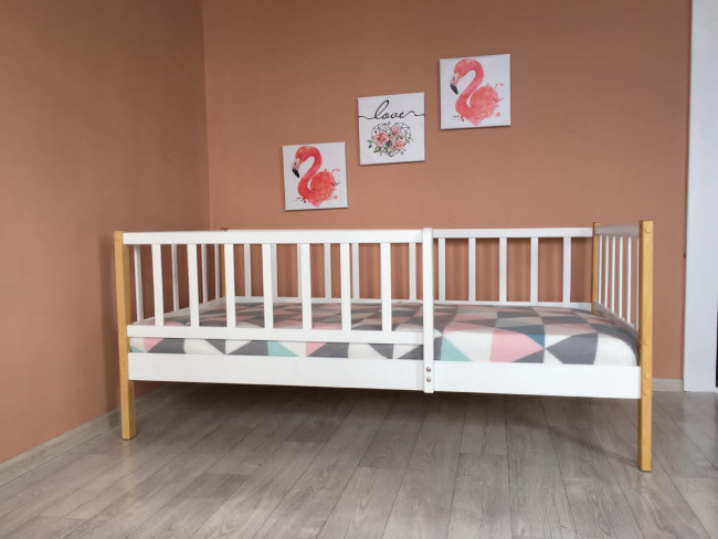 Кровать MALIKA GLORIA 160х80 белый-бук