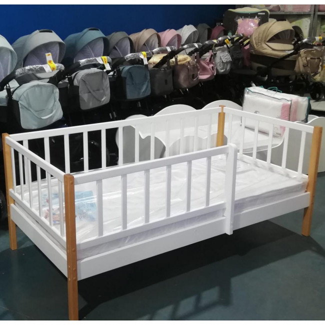 Кровать MALIKA GLORIA 160х80 белый-бук